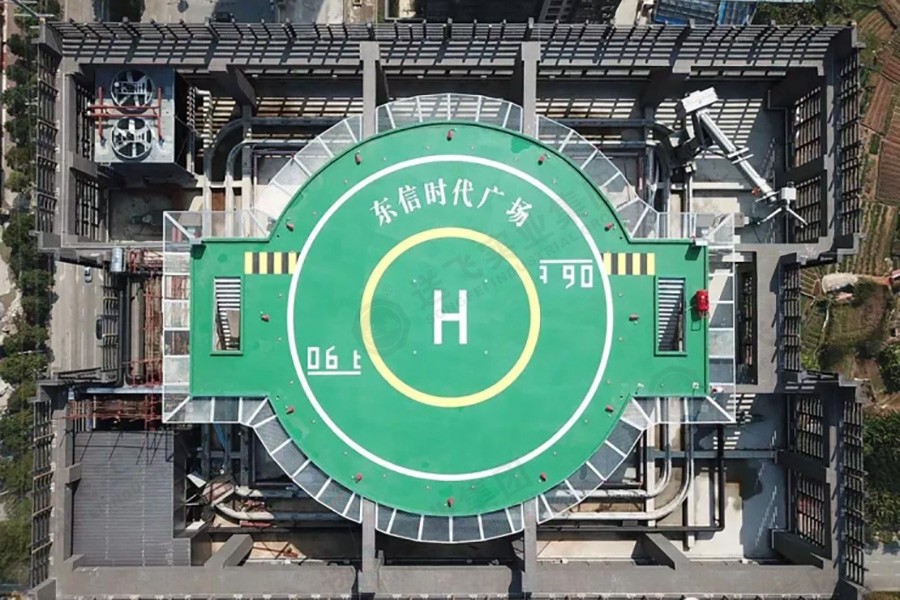 直升機停機坪機場標志顏色是固定的嗎？都有哪些？